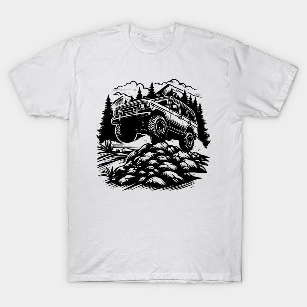 rustic off road car T-Shirt by raventink